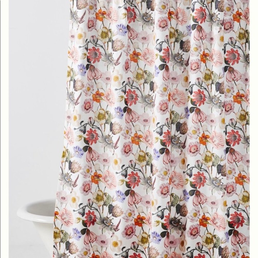 ISO Anthro daisy shower curtain